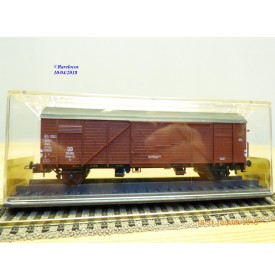 RÖWA 2304 wagon plat chargé de 2 conteneurs LESAGE  DB BO 