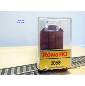RÖWA 2304 wagon plat chargé de 2 conteneurs LESAGE  DB BO 
