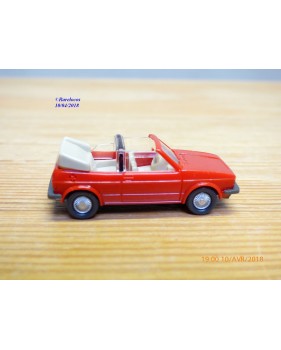 WIKING  ??? ,  Volkswagen Golf décapotable rouge    1/87   HO