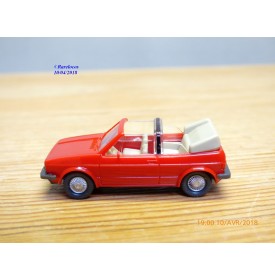 WIKING  ??? ,  Volkswagen Golf décapotable rouge    1/87   HO