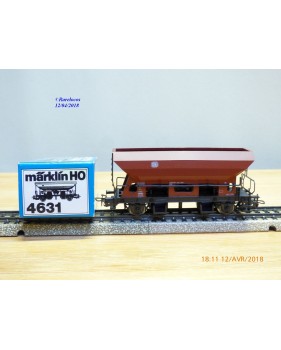 MÄRKLIN   4631 . 4,  wagon trémie à déchargement latéral  type  Otmm 70  DB   BO