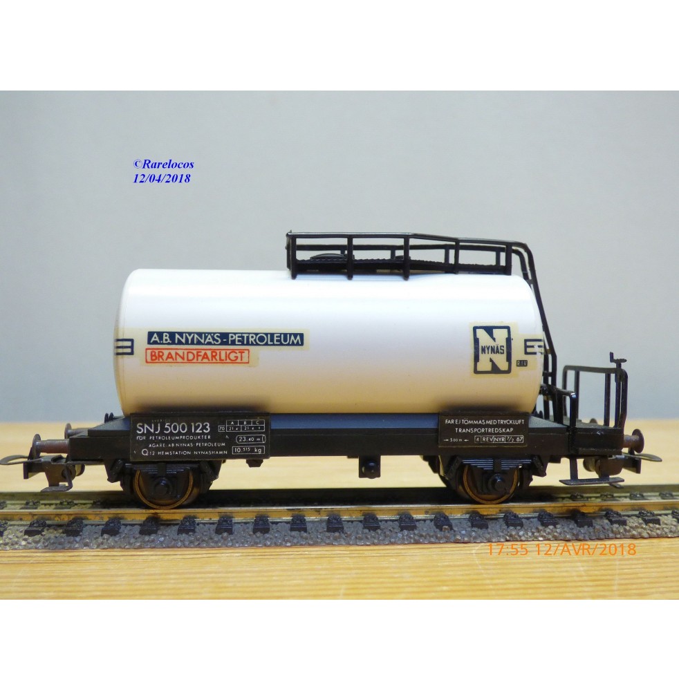Fleischmann 5405, wagon citerne NYNAS  SJ  neuf 