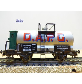 Märklin 4674, wagon citerne  à guérite ancien  D.A.P.G.  K.W.Sts.B. neuf  BO 