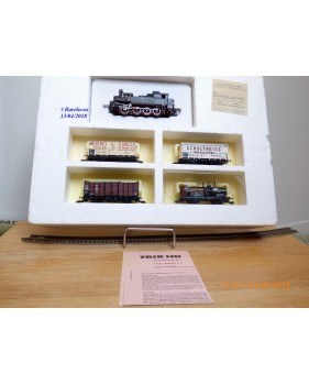 TRIX International  21213, coffret locotender T 13  ( Br 92 )  et 4 wagons KPEV   BO