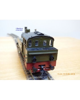 TRIX International  21213, coffret locotender T 13  ( Br 92 )  et 4 wagons KPEV   BO