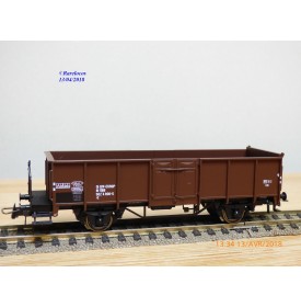 ROCO 46950,  wagon tombereau à plate forme d' extrémité    type E  ÖBB  Neuf   BO