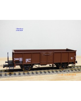 ROCO 46950,  wagon tombereau à plate forme d' extrémité    type E  ÖBB  Neuf   BO