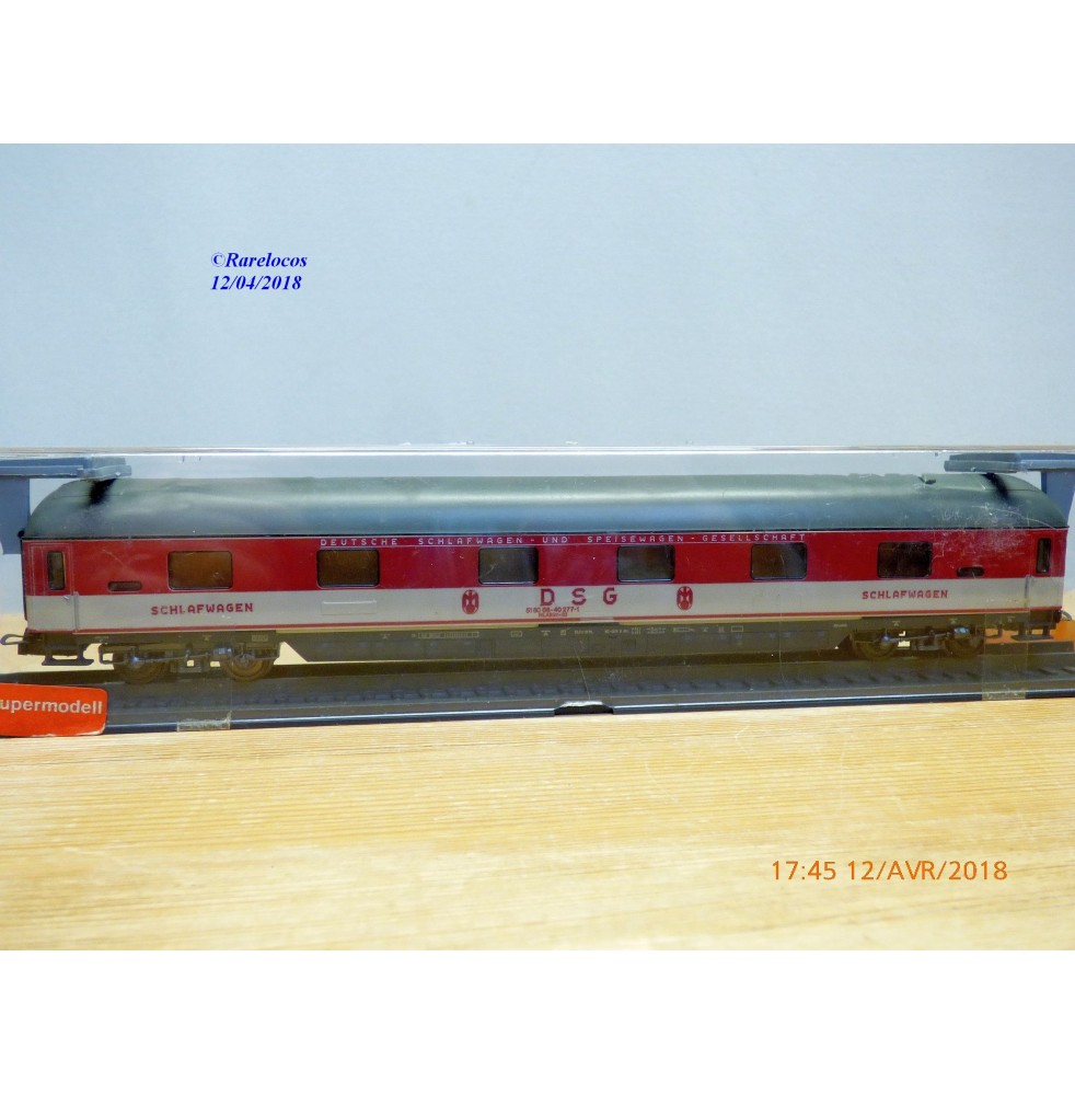 RÖWA 2304 wagon plat chargé de 2 conteneurs LESAGE  DB BO 