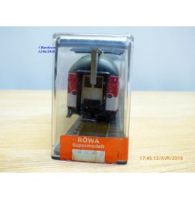 RÖWA 2304 wagon plat chargé de 2 conteneurs LESAGE  DB BO 