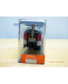 RÖWA 2304 wagon plat chargé de 2 conteneurs LESAGE  DB BO 