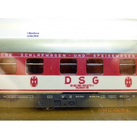 RÖWA 2304 wagon plat chargé de 2 conteneurs LESAGE  DB BO 