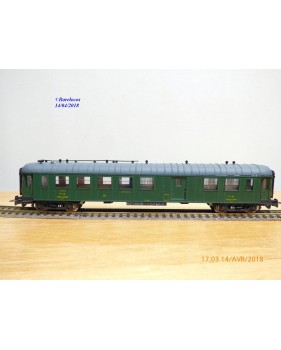 JOUEF  5110, voiture  OCEM à rivets  mixte 3 Cl. / fourgon  C4Dyi   PLM    BO
