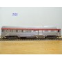 JOUEF  5550, voiture grandes lignes inox mixte 1 Cl. / fourgon  A2Dx  éclairé  TEE PBA   SNCF   neuf   BO                    
