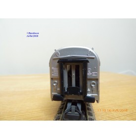 JOUEF  5550, voiture grandes lignes inox mixte 1 Cl. / fourgon  A2Dx  éclairé  TEE PBA   SNCF   neuf   BO                    