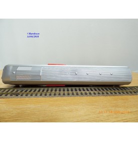 JOUEF  5550, voiture grandes lignes inox mixte 1 Cl. / fourgon  A2Dx  éclairé  TEE PBA   SNCF   neuf   BO                    