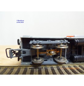 JOUEF  5550, voiture grandes lignes inox mixte 1 Cl. / fourgon  A2Dx  éclairé  TEE PBA   SNCF   neuf   BO                    