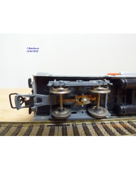 JOUEF  5550, voiture grandes lignes inox mixte 1 Cl. / fourgon  A2Dx  éclairé  TEE PBA   SNCF   neuf   BO                    