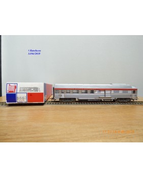 JOUEF  5550, voiture grandes lignes inox mixte 1 Cl. / fourgon  A2Dx  éclairé  TEE PBA   SNCF   neuf   BO                    