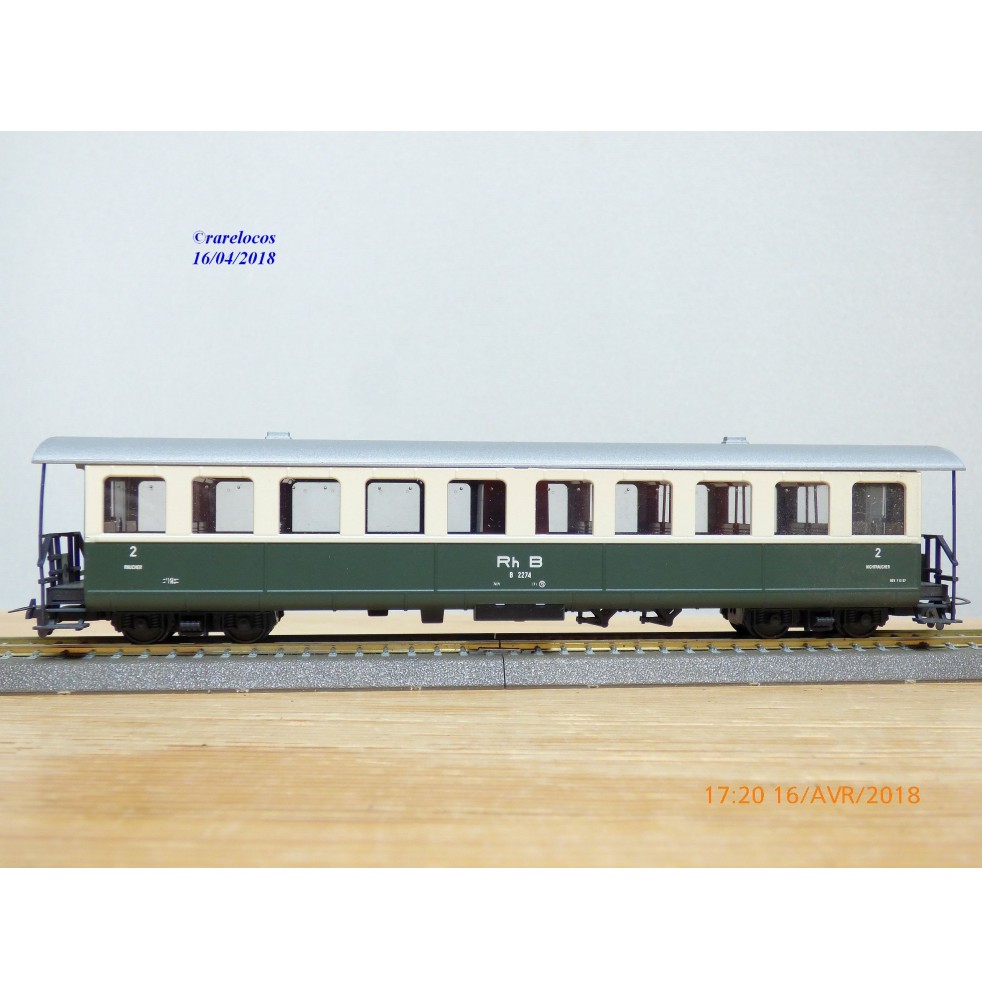 STL-MODELS 2203/2 voiture à portes centrale 2 Cl. type B N° 2322 RhB BO