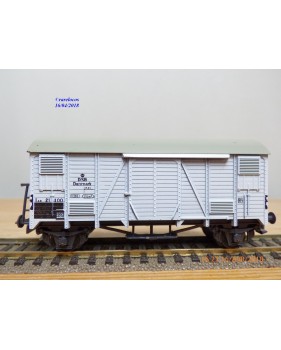 LILIPUT 256 3a , wagon couvert  ( ex type Oppeln )  DSB    BO