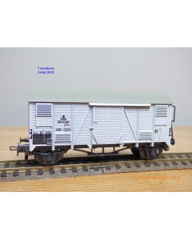 LILIPUT 256 3a , wagon couvert  ( ex type Oppeln )  DSB    BO