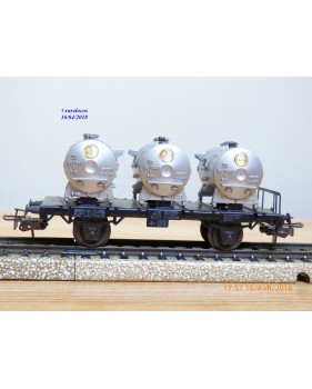 Märklin 48944 wagons plats type Bt 10 conteneurs à bière Königsbacher DB BO