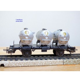 Märklin 48944 wagons plats type Bt 10 conteneurs à bière Königsbacher DB BO