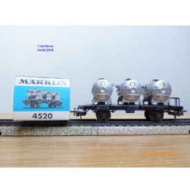 Märklin 48944 wagons plats type Bt 10 conteneurs à bière Königsbacher DB BO