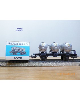 Märklin 48944 wagons plats type Bt 10 conteneurs à bière Königsbacher DB BO