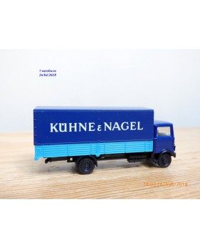 HERPA  814294,  camion bâché MERCEDES BENZ   LP 813  KÜHNE & NAGEL   Neuf   BO  1/87