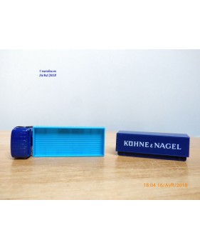 HERPA  814294,  camion bâché MERCEDES BENZ   LP 813  KÜHNE & NAGEL   Neuf   BO  1/87