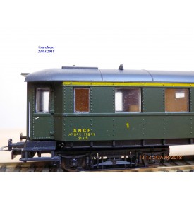 LILIPUT  287 70,  voiture mixte 1 / 2 Cl. " Bastille "  époque IV SNCF  BO