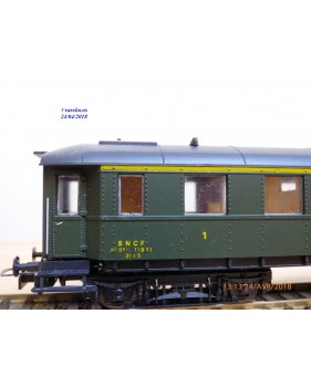 LILIPUT  287 70,  voiture mixte 1 / 2 Cl. " Bastille "  époque IV SNCF  BO
