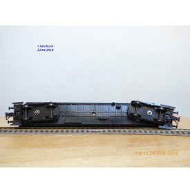 LILIPUT ancien 201 wagon plat chargé de 4 conteneurs ( cadres)  NS  BO