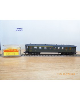 LILIPUT  287 70,  voiture mixte 1 / 2 Cl. " Bastille "  époque IV SNCF  BO