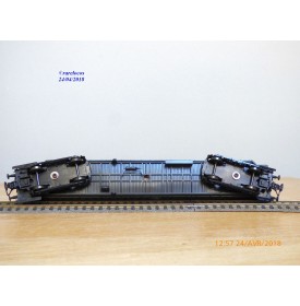 LILIPUT ancien 201 wagon plat chargé de 4 conteneurs ( cadres)  NS  BO