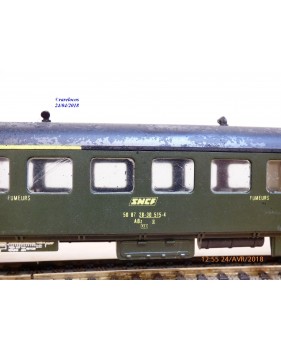 RMA ???   , voiture banlieue ex PLM  mixte de 1 / 2 Cl. type ABz    SNCF