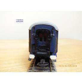 France Trains  312,  voiture Pullman cuisine -salon de 1 ère classe type Côte d'Azur   N° 4131  CIWL   BO