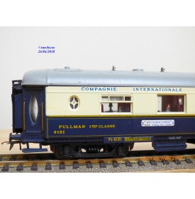 France Trains  312,  voiture Pullman cuisine -salon de 1 ère classe type Côte d'Azur   N° 4131  CIWL   BO
