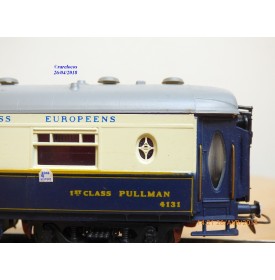 France Trains  312,  voiture Pullman cuisine -salon de 1 ère classe type Côte d'Azur   N° 4131  CIWL   BO