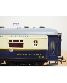 France Trains  312,  voiture Pullman cuisine -salon de 1 ère classe type Côte d'Azur   N° 4131  CIWL   BO
