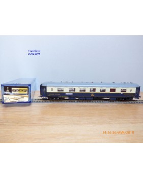 France Trains  312,  voiture Pullman cuisine -salon de 1 ère classe type Côte d'Azur   N° 4131  CIWL   BO