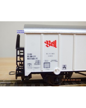 LILIPUT 221 50 , wagon couvert réfrigérant  type Ices  BELL  SBB      BO