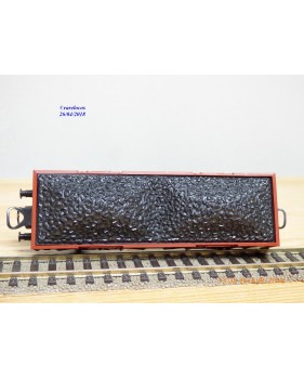 ELECTROTREN  1201, wagon tombereau chargé de charbon   RENFE   BO