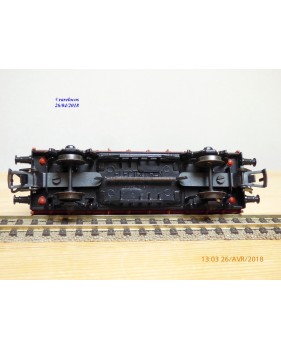 ELECTROTREN  1201, wagon tombereau chargé de charbon   RENFE   BO
