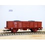 ELECTROTREN  1256, wagon tombereau typeX-1  Elos  chargé de charbon   RENFE   BO