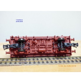 ELECTROTREN  1256, wagon tombereau typeX-1  Elos  chargé de charbon   RENFE   BO