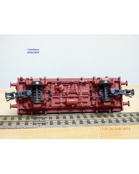 ELECTROTREN  1256, wagon tombereau typeX-1  Elos  chargé de charbon   RENFE   BO