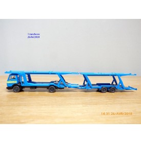 WIKING 27580, camion et remorque porte voitures    MERCEDES BENZ   1622  Neuf  BO  1/87  HO