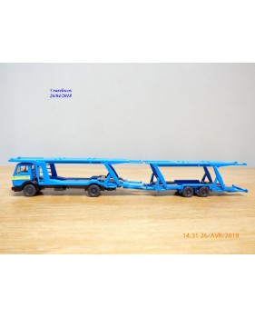 WIKING 27580, camion et remorque porte voitures    MERCEDES BENZ   1622  Neuf  BO  1/87  HO